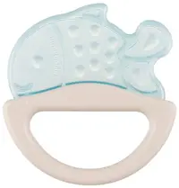 Inel gingival din silicon cu zornaitoare Canpol - Peşte, albastru