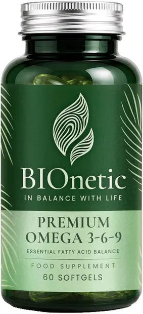 Premium Omega 3-6-9, 60 capsule softgel, BIOnetic