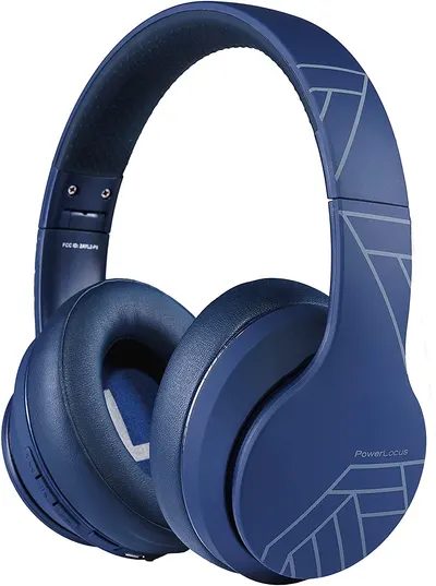Căști wireless PowerLocus - P6, albastre