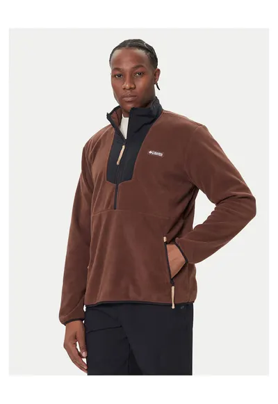 Bluza barbati - poliester - maro