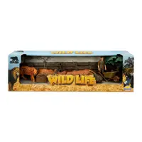 Set de joaca cu animale din jungla, Crazoo, Leopard