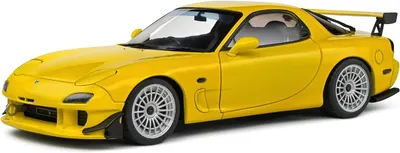 Model de colecție SOLIDO Modern: Mașini - Mazda RX-7 Type RS (FD35) (StreetFighter Yellow) (1984)