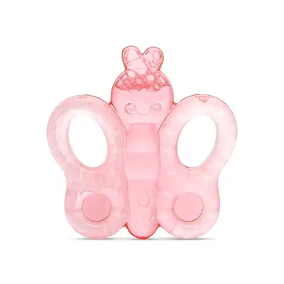Jucarie pentru dentitie cu apa Lorelli Baby Care Butterfly Shell Pink