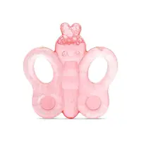 Jucarie pentru dentitie cu apa Lorelli Baby Care Butterfly Shell Pink