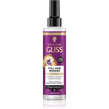 Schwarzkopf Gliss Full Hair Wonder balsam pentru regenerarea părului pentru par deteriorat