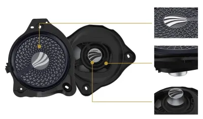 Subwoofere auto Rainbow dedicate Mercedes Benz IL-W8 MB LHD, 2 OHM, 80 W RMS, Set