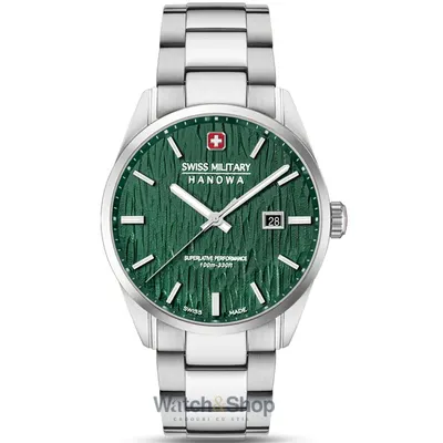 Ceas Swiss&nbsp;Military&nbsp;Hanowa Swiss Military Hanowa SMWGH0006101 Mens Watch Silver Fir 42mm 10ATM