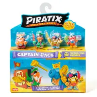 Set 4 figurine, Piratix, Golden Treasure, Captain Tina Thunder
