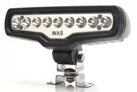 Farul universal Dreapta Stanga (raza lunga, LED, 12 24V, latime 199mm, inaltime 87mm, adancime: 72mm, transparent, plastic, negru, lungime cablu: 2500mm, carcasa armata)