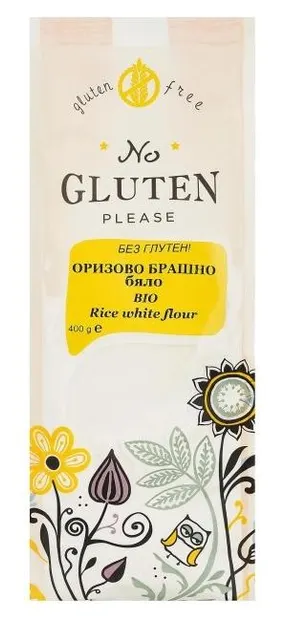 Făină bio de orez, 400 g, No Gluten Please