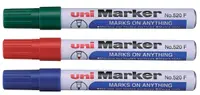 Marker permanent Uniball pe baza de ulei – Verde