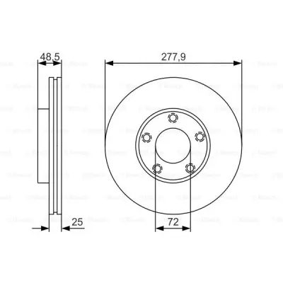 Disc frana BOSCH 0 986 479 R83