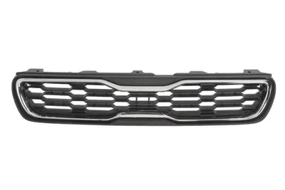 Grila radiator potrivit KIA SOUL I 1.6/1.6D/1.6LPG 2009-2014 pana in 2014 - (crom/negru)