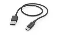 Cablu date Hama 201594, USB-A - USB-C, 1m (Negru)