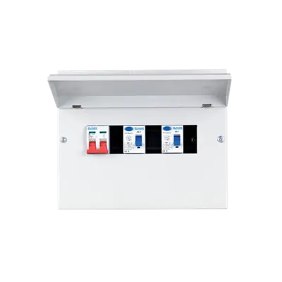 Metal Consumer Unit 22mod+iss+2xrccb