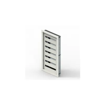 Tablou metalic modular XL³ S 160 montaj incastrat 36-module pe rand cu fixing lugs - RAL 9003 - 7 randuri - 252 module - 1262x883x138 mm