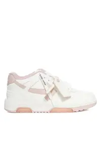 Sneakers femei - Off White Out of Office - Alb Roz - Alb/Roz