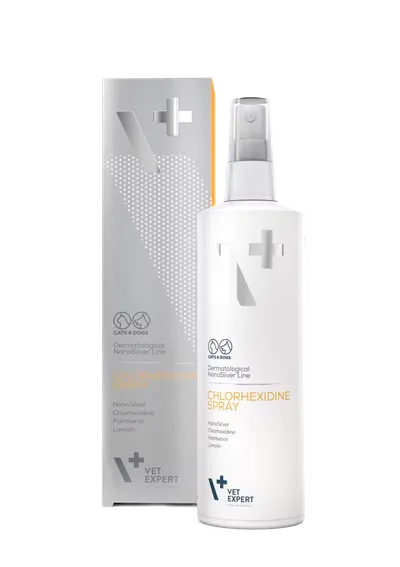 Spray Nanosilver VetExpert Clorhexidina 4%, 100 ml
