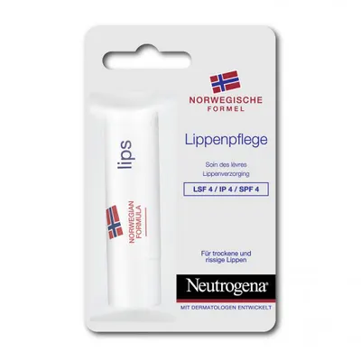 Balsam pentru buze uscate si crapate cu SPF 4, 4.8 g, Neutrogena