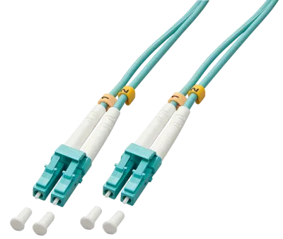 Cablu fibra optica LC-LC OM3 Duplex Multimode 75m, Lindy L46403