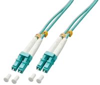 Cablu fibra optica LC-LC OM3 Duplex Multimode 75m, Lindy L46403