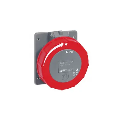 Panou montaj priza fixing centre Hypra - IP66/67 - 380/415 V~ - 32 A -3P+E