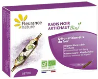 Ridiche neagră bio și anghinare, 10 fiole, Fleurance Nature