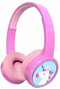 Căști wireless Denver - BTH-106P, pentru copii, roz