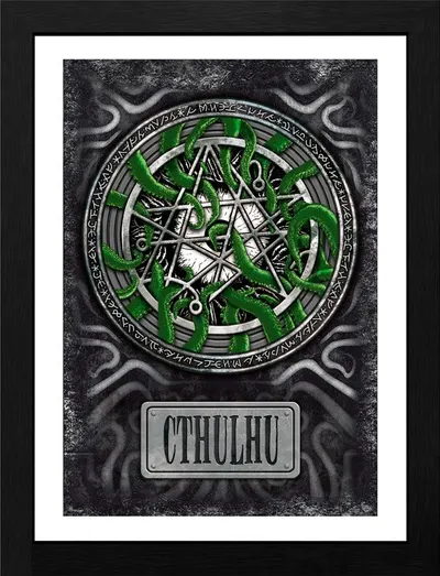 Posterul înrămat GB eye Books: Cthulhu - Necronomicon