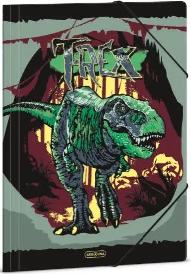 Mapă cu elastic Ars Una T-Rex - A4