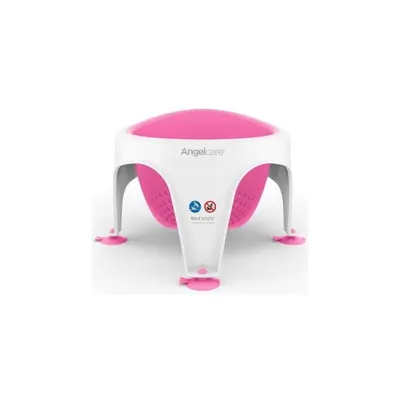 Scaun moale pentru baie Angelcare - 6-10 luni, roz