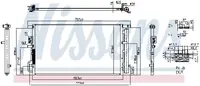 Condensator climatizare (cu uscator, element aditional) potrivit HYUNDAI IX35, TUCSON; KIA SPORTAGE IV 1.6-2.4 08.09-09.22