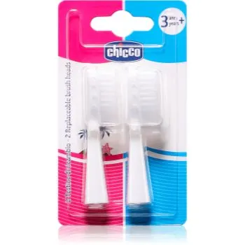 Chicco Replaceable Brush Heads 3y+ capete de schimb pentru periuta de dinti
