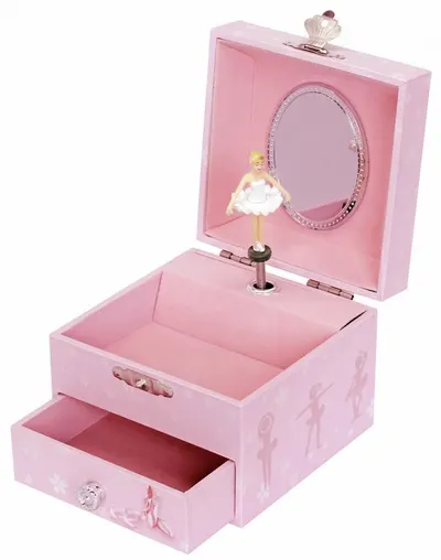 Trousselier Lighted Music Box - Pantofi de balet