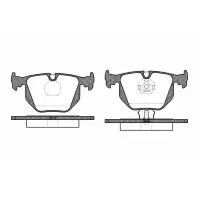 Set placute frana, frana disc REMSA 0381.00