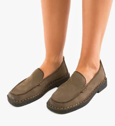 Mocasini dama Linco Khaki