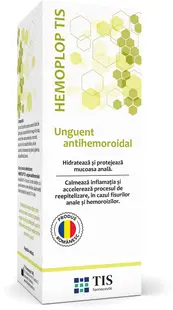 Unguent antihemoroidal HemoplopTIS, 50ml, Tis Farmaceutic