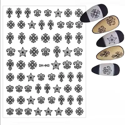 Abtibild Unghii, DH-443 Black