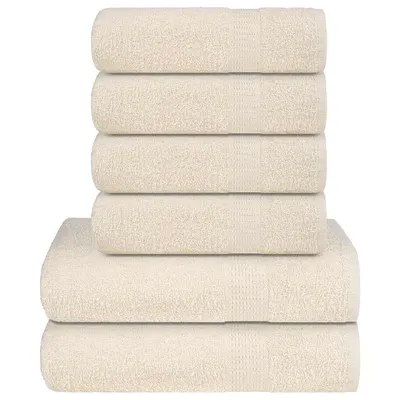 Gossi set prosoape 8 piese crema 360 g/m2 100% bumbac