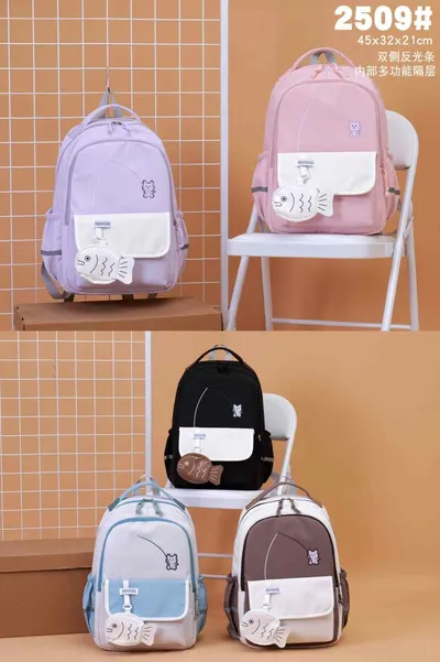 Ghiozdan cu model Engros pentru copii, de scoala, diverse culori, 2509