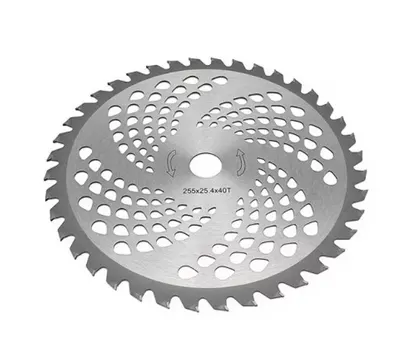Disc vidia 230mm, 40 dinti, 25,4mm, pentru motocoasa, dinti vidia premium, CAMPION PROFESSIONAL