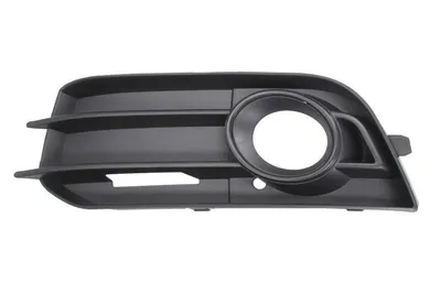 Capac bara fata Stanga cu locas lampa ceata, negru potrivit AUDI A1 2010-2018 2010-2015