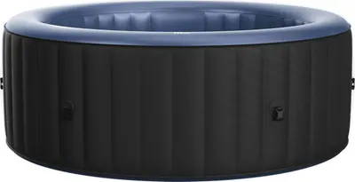 Jacuzzi rigid gonflabil MSpa - Bergen, rotund, 8 locuri, 1120 l, negru/albastru