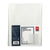 Buzunar perforat Deli Start - A4, 40 mic, 100 buc