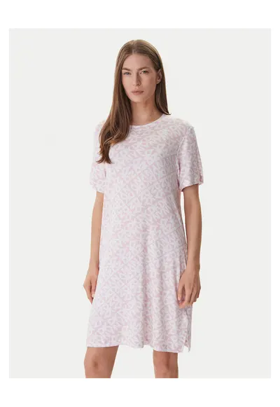 Pijamale dama - camasa de noapte - roz - viscoza