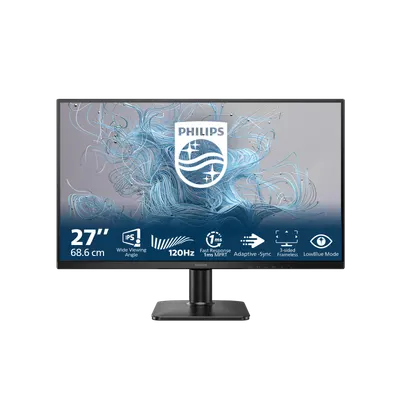 Monitor Consumer Philips 27E2N1110/00, 27", 1920 x 1080 pixeli, Black, 3 ani Garantie