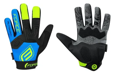 Manusi MTB Force Autonomy F17 Negru/Albastru M