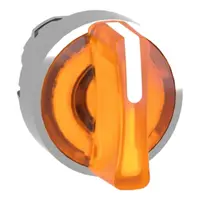 Capac de Selector Iluminat Portocaliu Ø 22, Oprire In 3 Pozitii