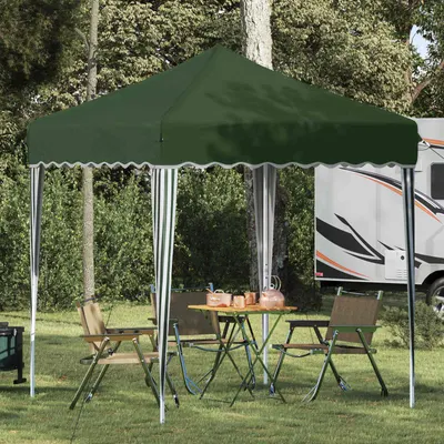 vidaXL Cort de Petrecere Pop-up 195 x 195 x 245 cm Verde