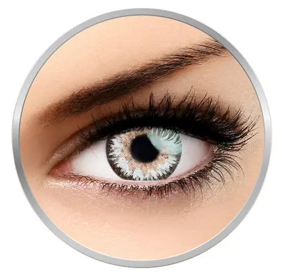 Queen's Trilogy Pearl Grey 30 de purtari 2 lentile/cutie